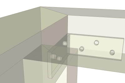 Roof mitred joint detail