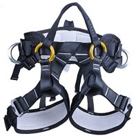 Harness used for climbing with ropes